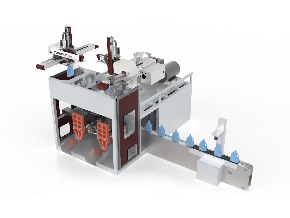 吹塑取出機(jī)械手-左右雙臺-后下料-產(chǎn)品置于前方
